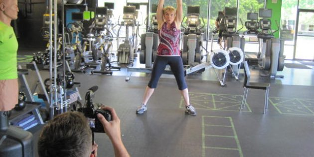 joanne working out