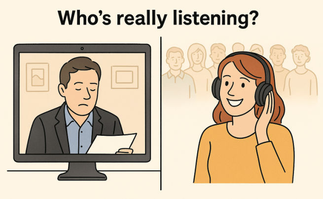 Who is really listening