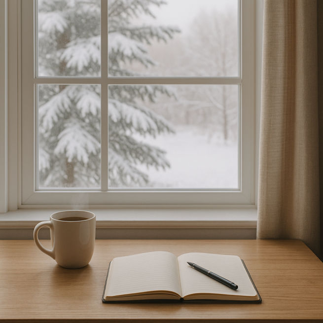 Snowy December Scene