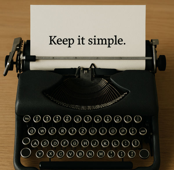 Keep it simple