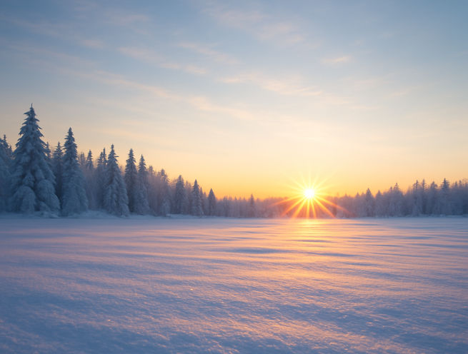 Winter Solstice Scene